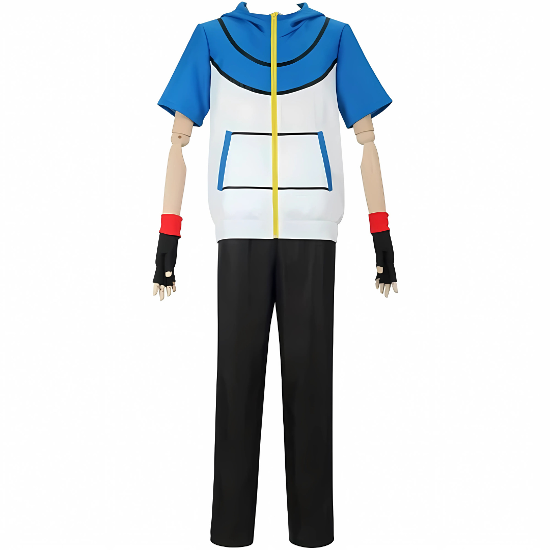 Unisex Short Sleeve Halloween Anime Costume Set | With Hat