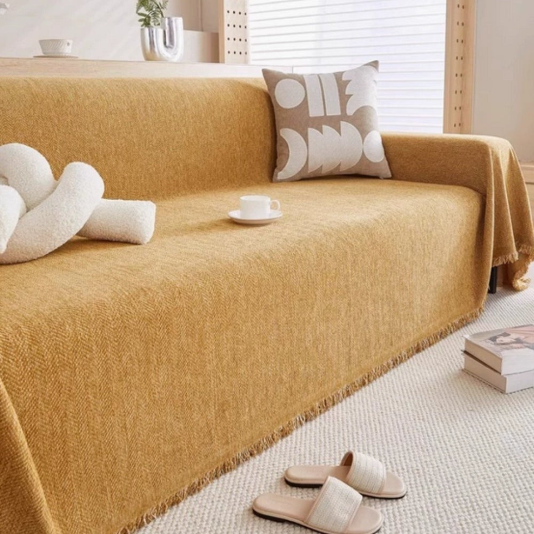 Housse de canapé Protection en tissu chenille durable