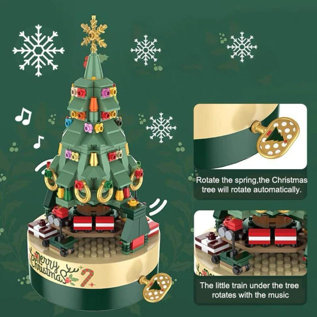 Decorazioni di Natale Fai-da-te Blocchi da Costruzione per Albero