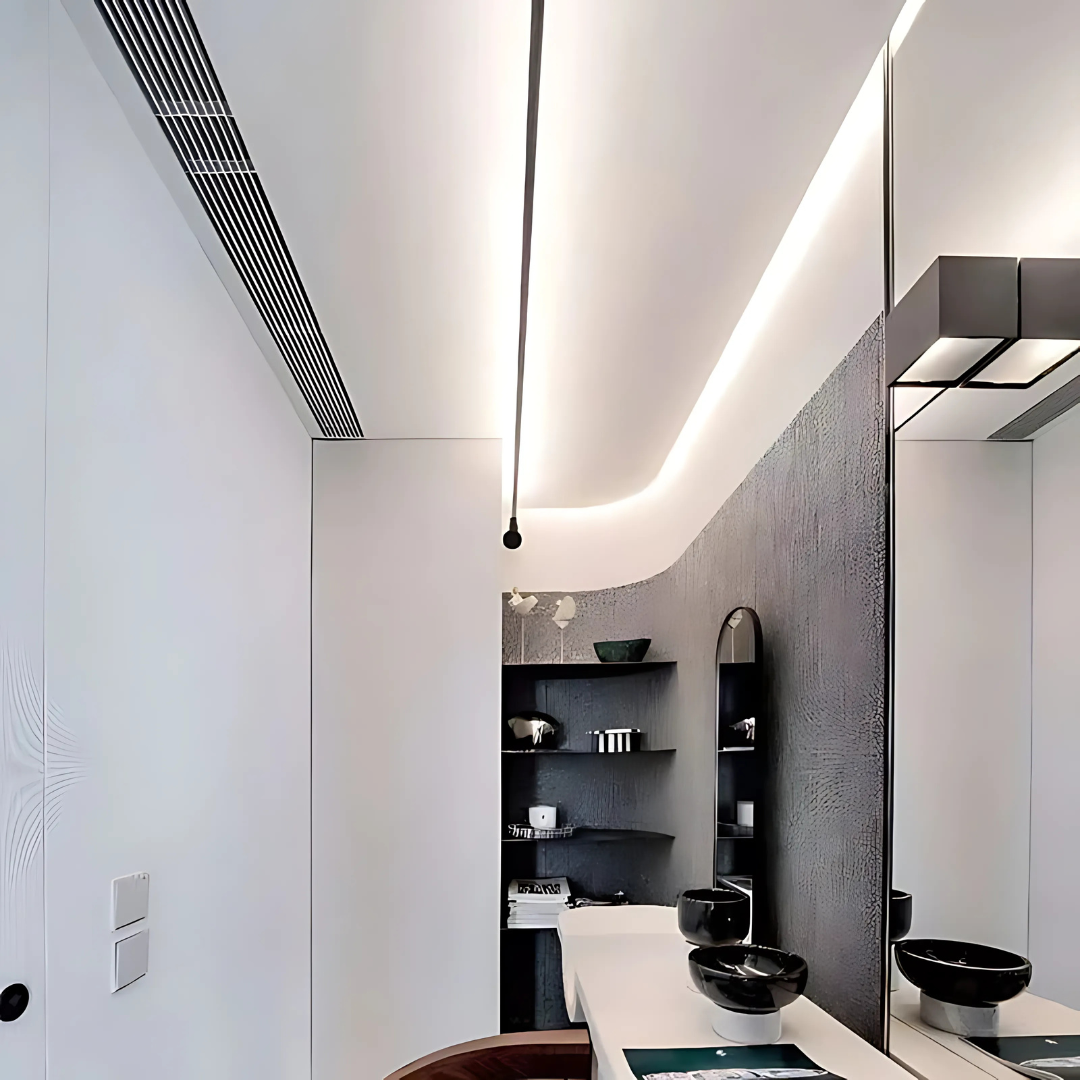 Lampada da soffitto lineare a LED design moderno