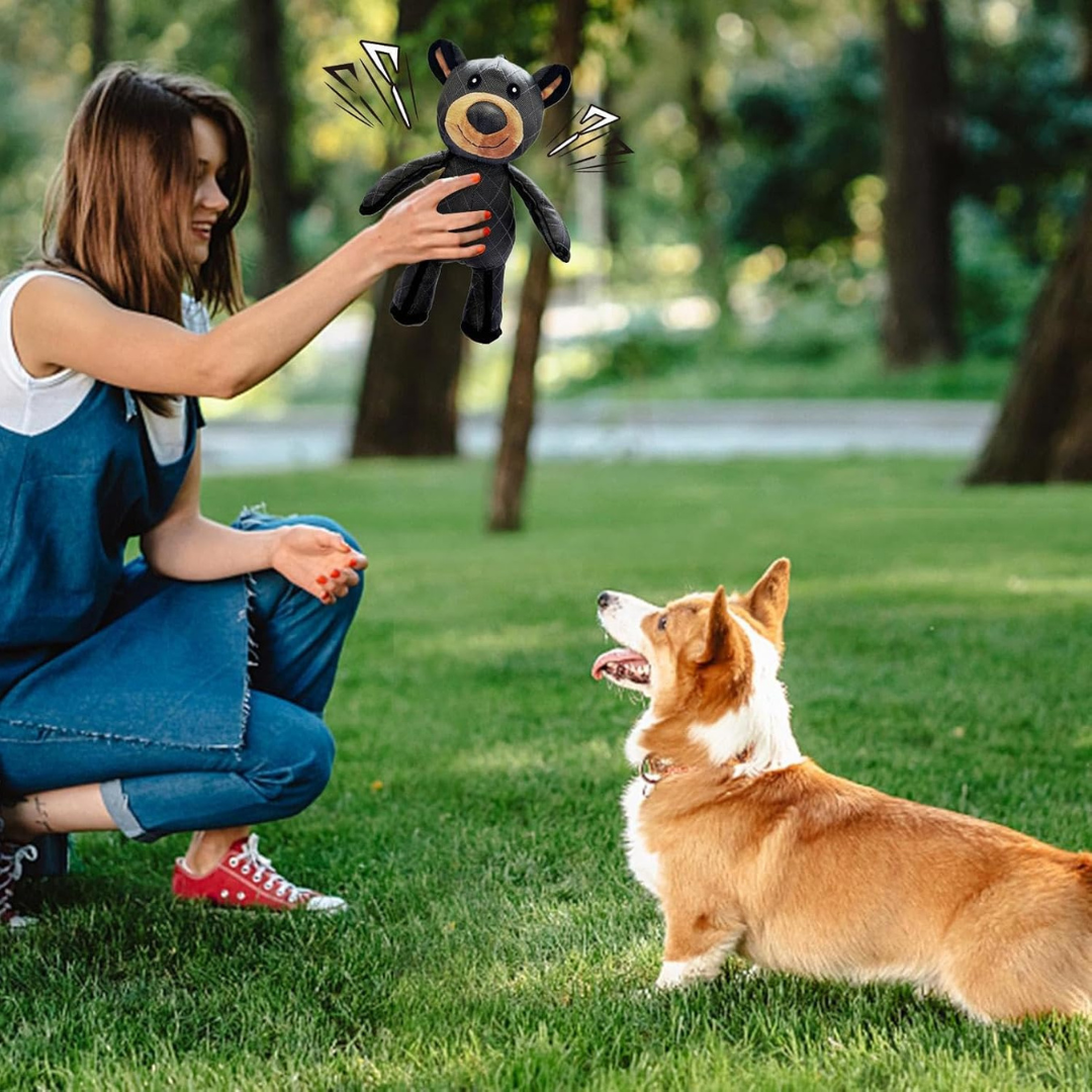Giocattolo da masticare per cani tessuto resistente durevole