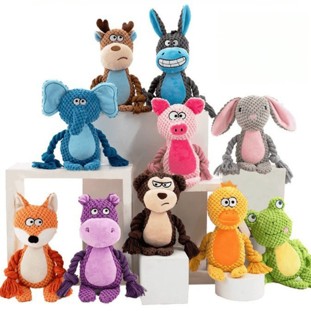 Plush Dog Chew Toy Aggressive Chewers