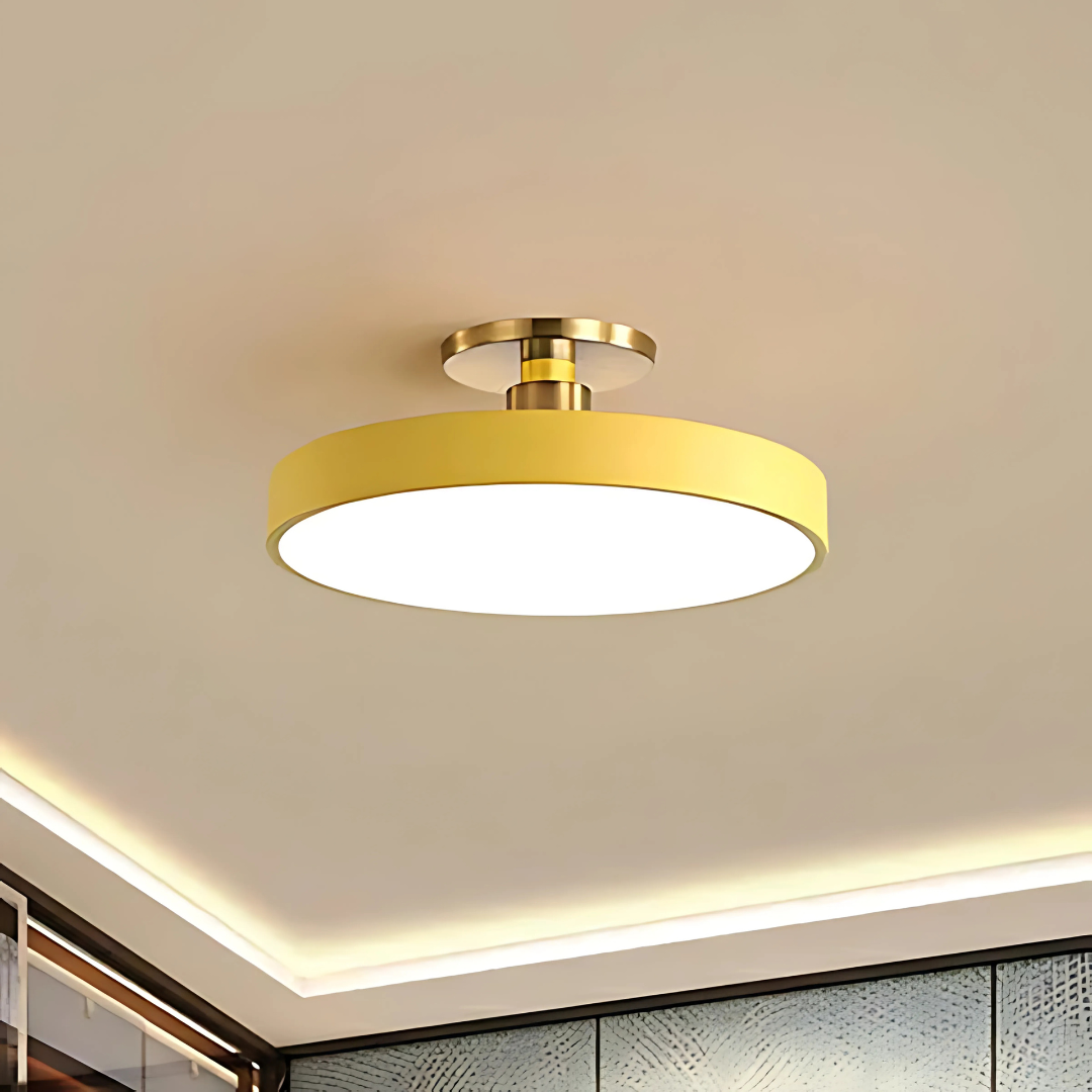Moderne luci da soffitto in acrilico a montaggio a filo