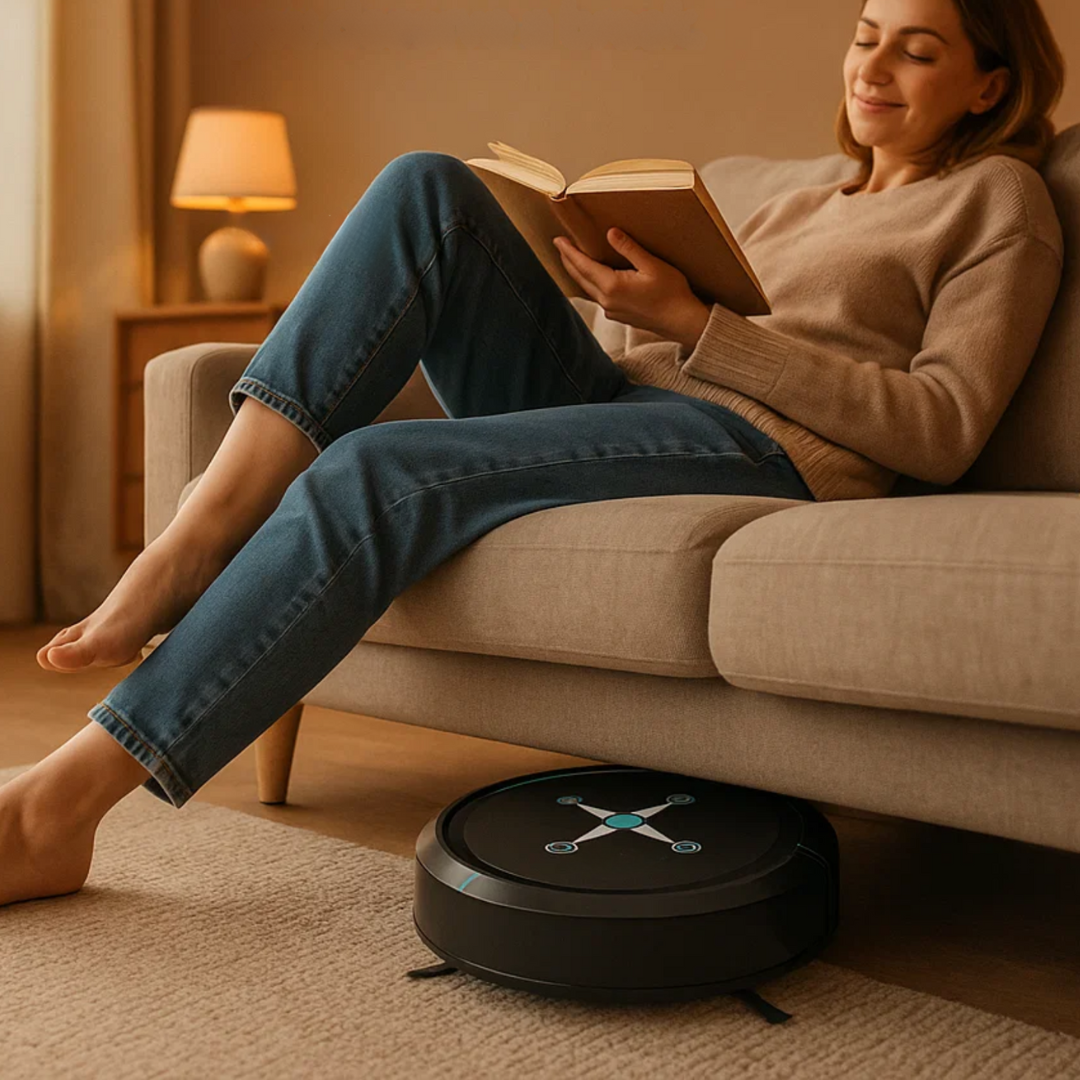 Robot Aspiradora Automática para Barrer Pisos