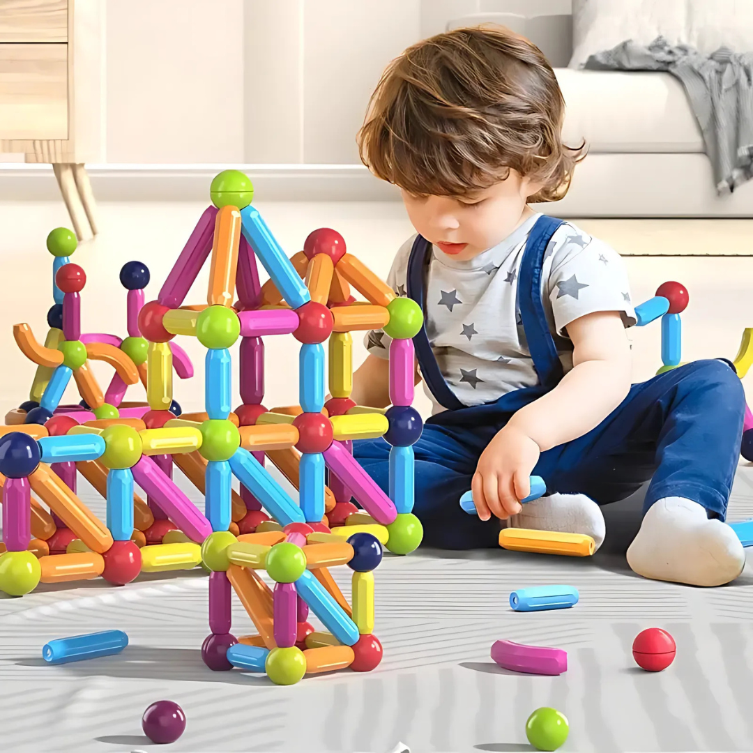 Magnetic Building Blocks Educational Toy Set