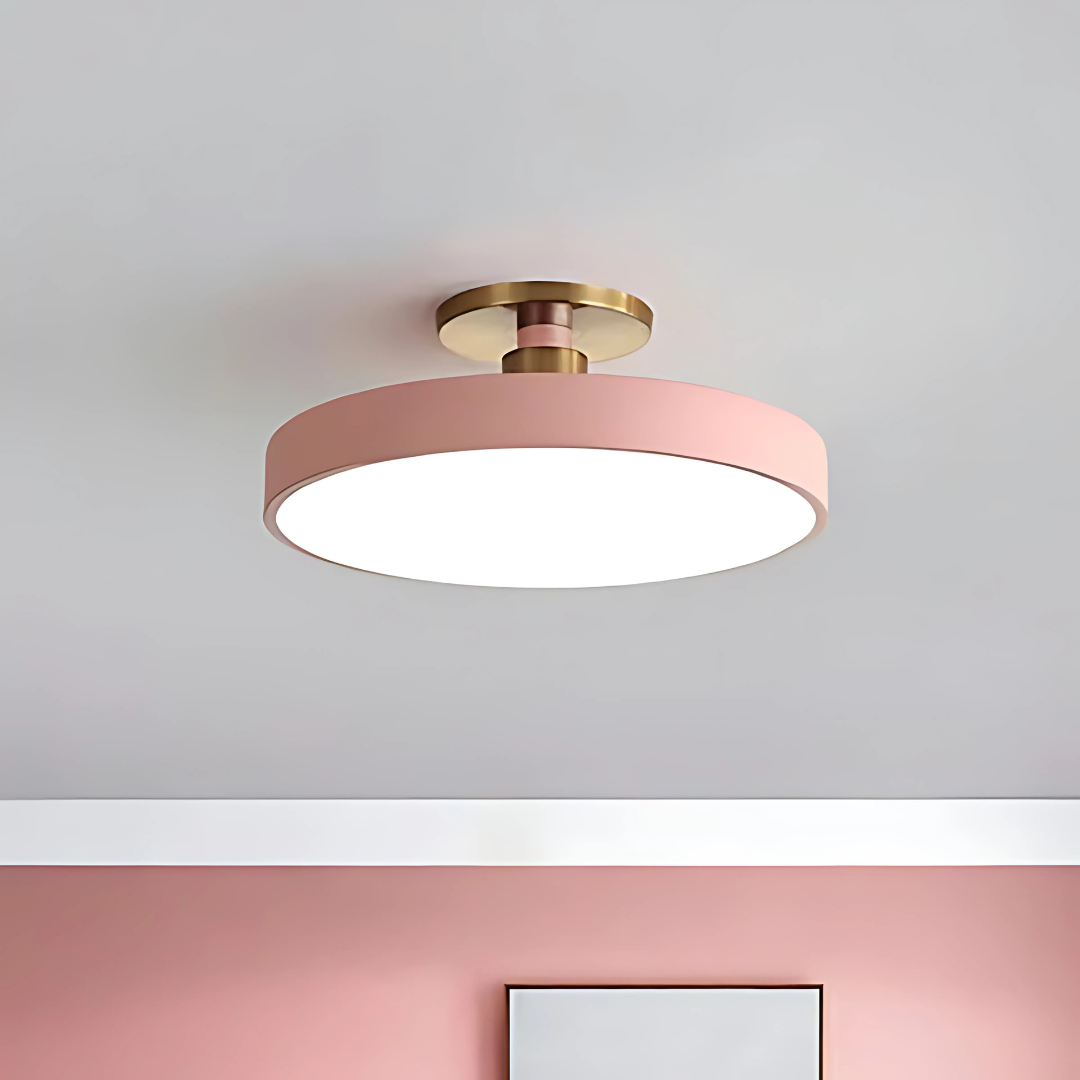 Moderne luci da soffitto in acrilico a montaggio a filo