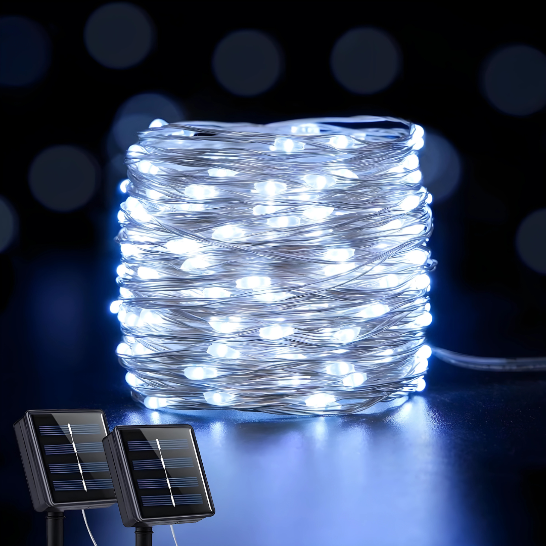 Weihnachtsdekorationen Solar Feen Lichterkette