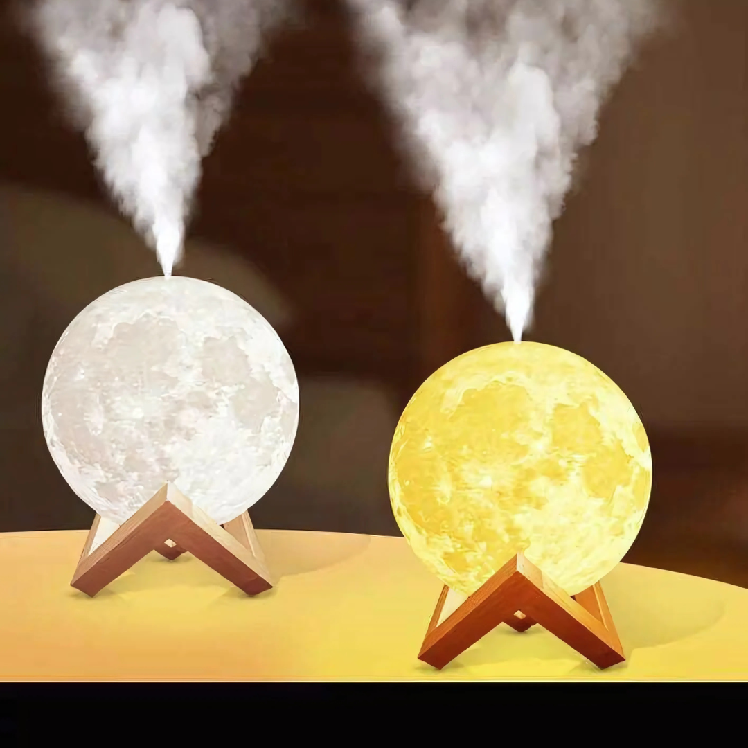 Diffuser LED Humidifier Moon Lamp Light