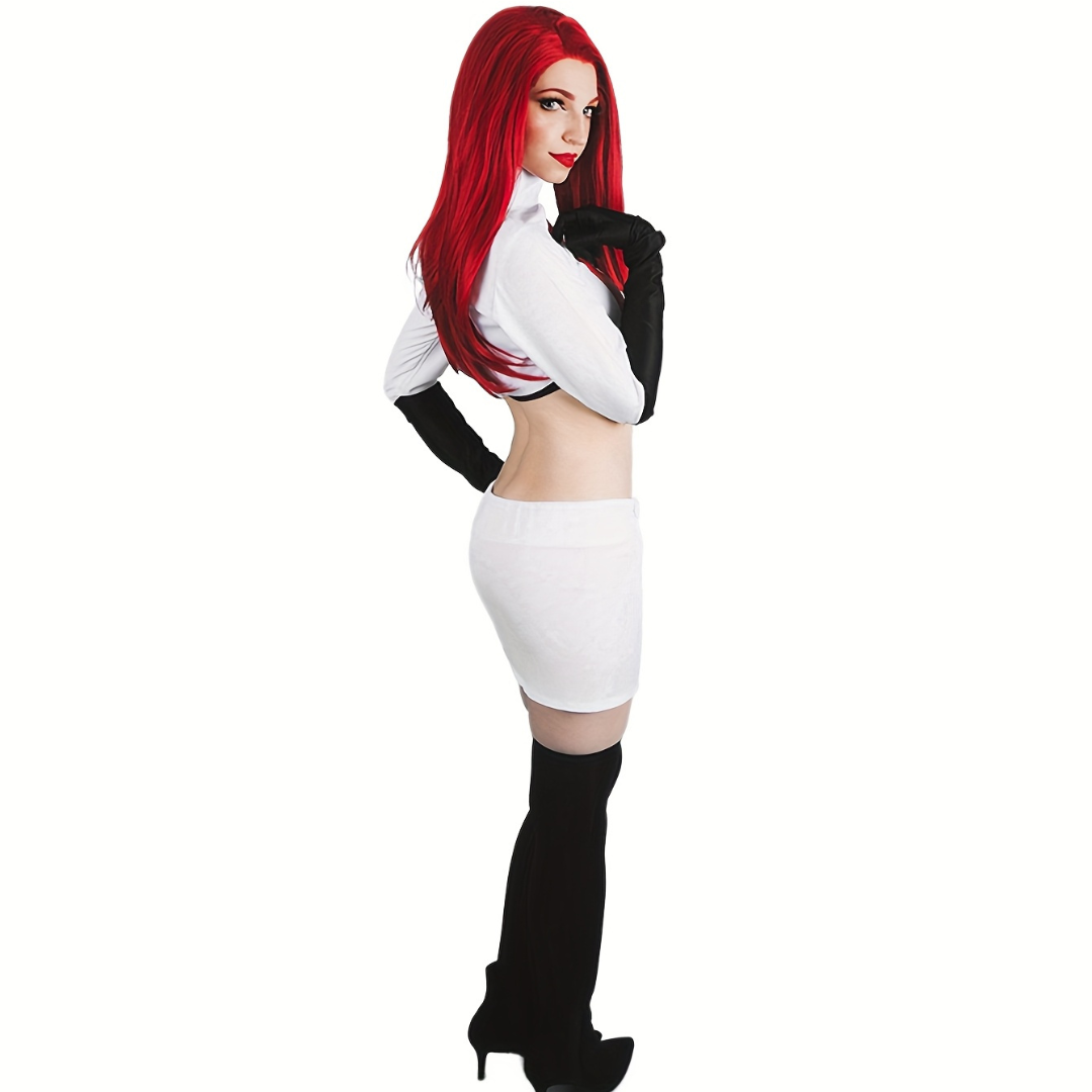 Women’s Long Sleeve Halloween Anime Costume Set | Mini