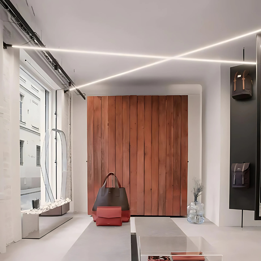 Lampada da soffitto lineare a LED design moderno