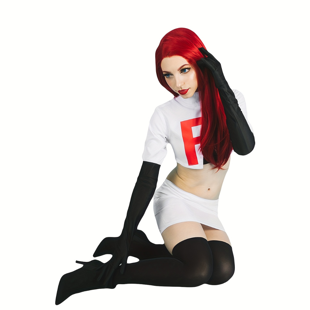 Women’s Long Sleeve Halloween Anime Costume Set | Mini