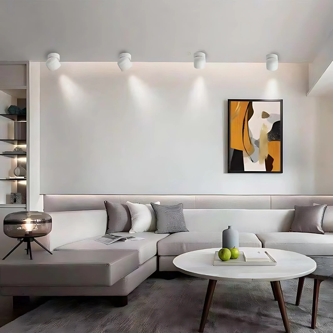 Faretto da soffitto regolabile a LED in alluminio