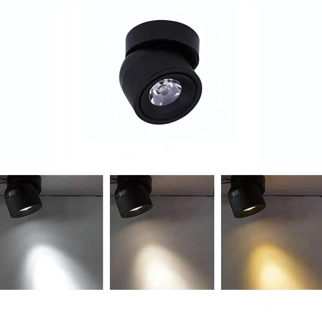 Faretto da soffitto regolabile a LED in alluminio