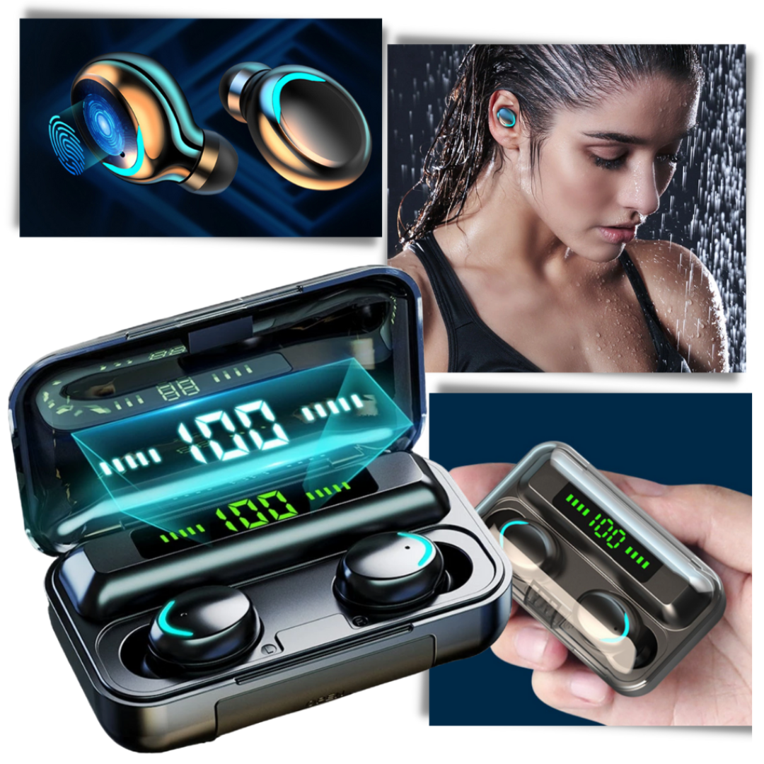 Kabellose Bluetooth-Kopfhörer Ladeetui