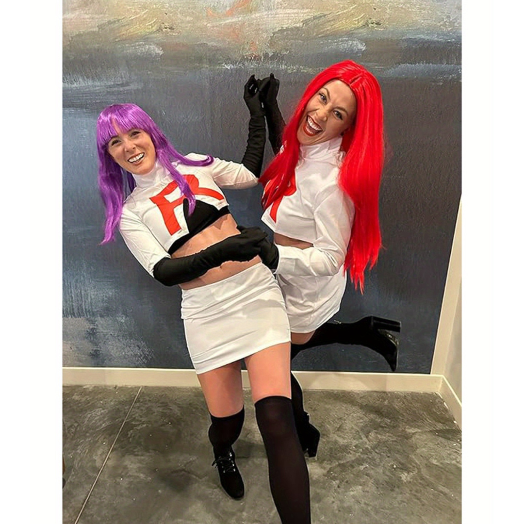 Women’s Long Sleeve Halloween Anime Costume Set | Mini