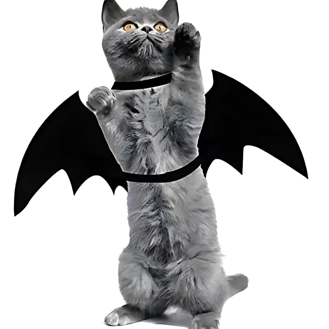 Alas de murciélago para mascotas espeluznantes de Halloween