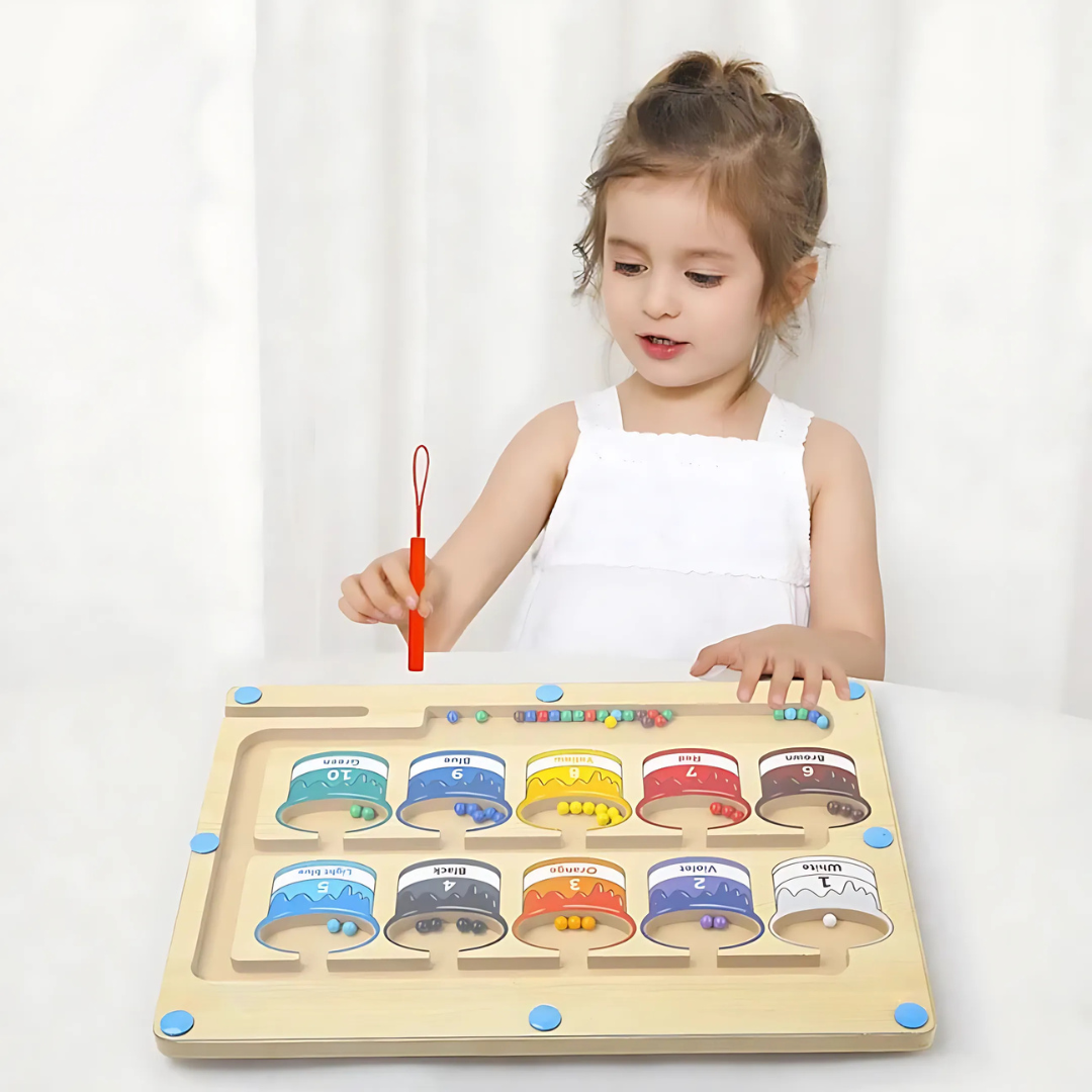 Wooden Magnetic Maze Educational Toy