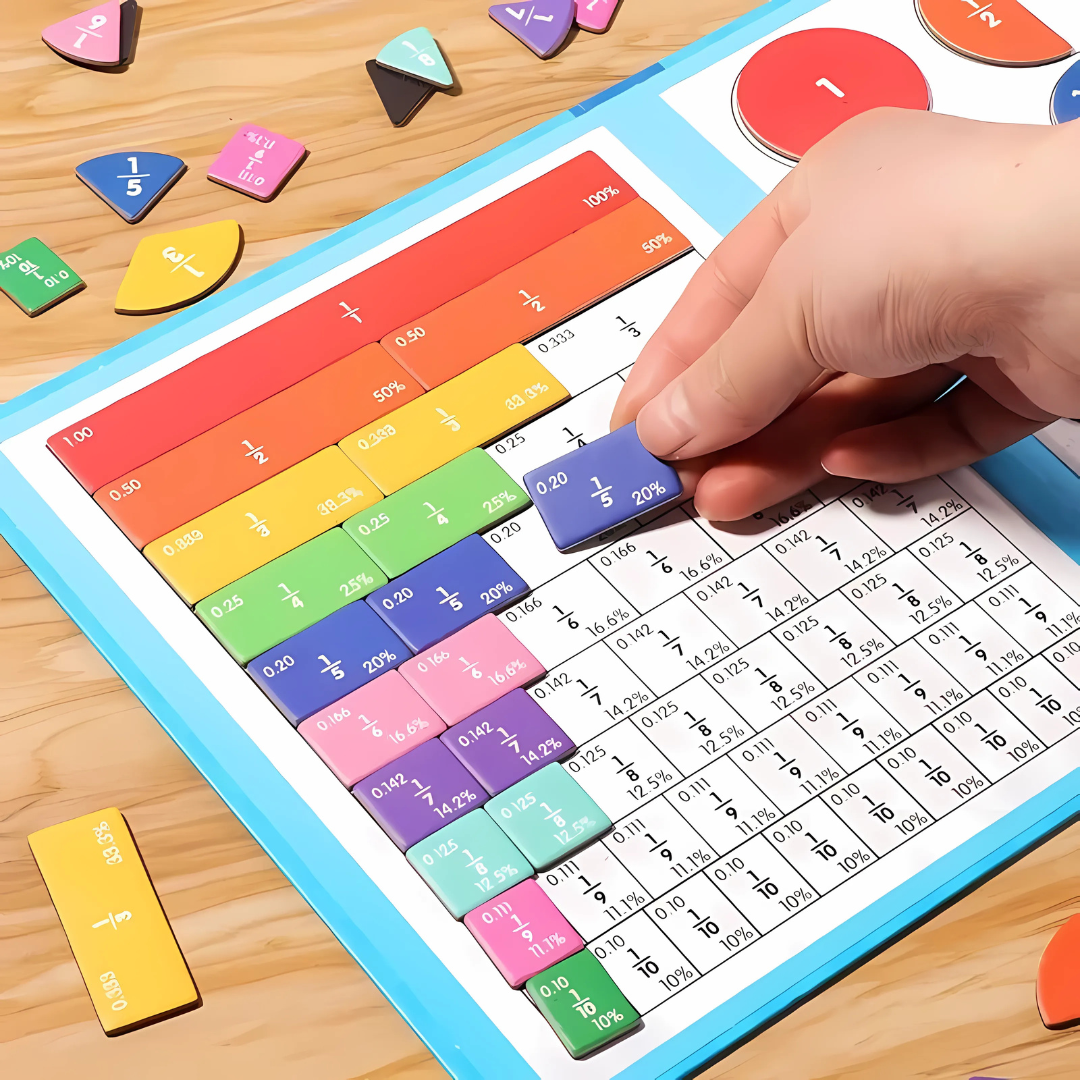 Maths Fraction Learning Educational Toy