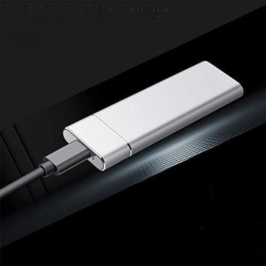 External Hard Drive Aluminum USB Storage Case