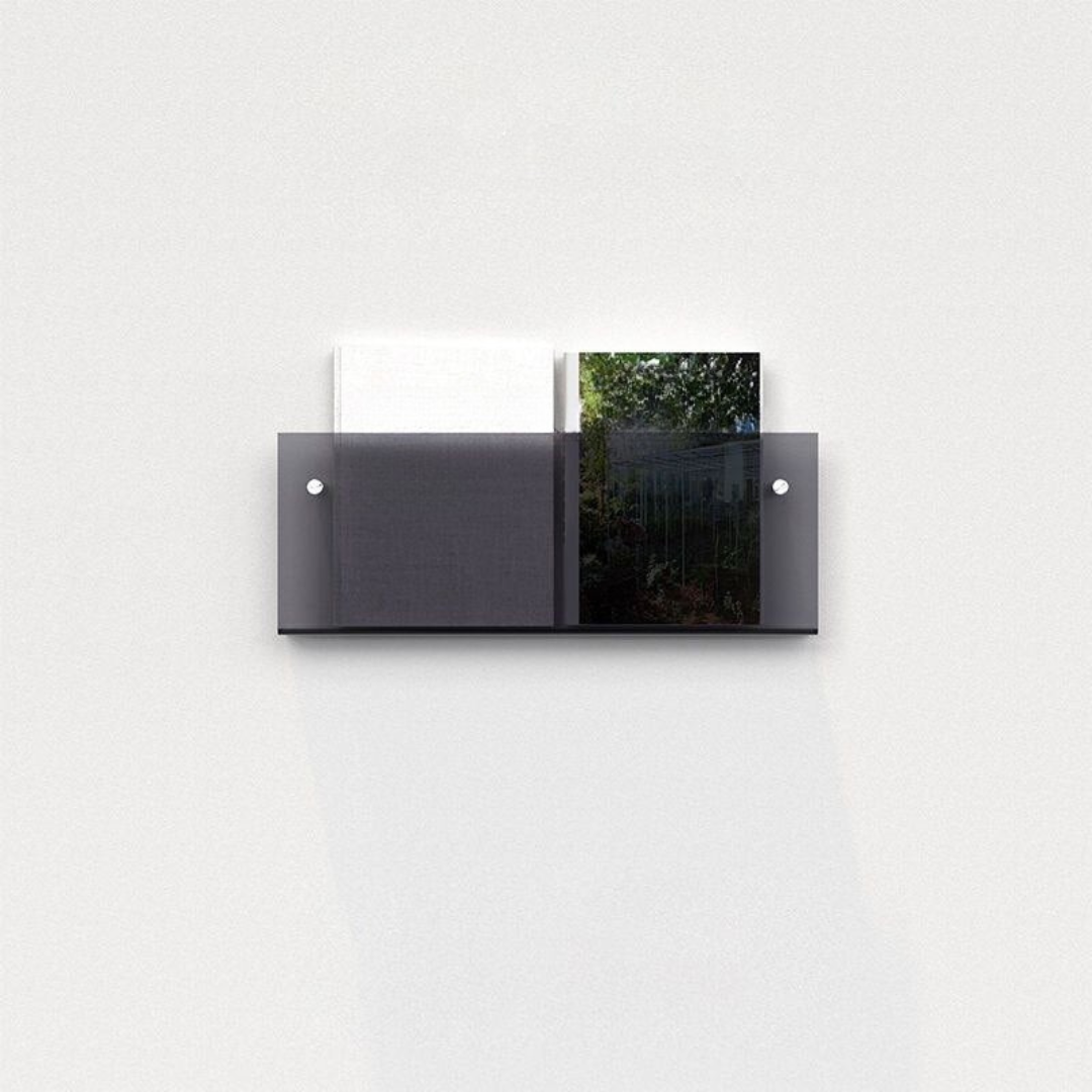 Wall Shelf Clear Acrylic Magazine Holder