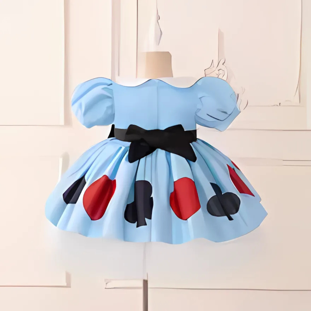 Mädchen Puffärmel Märchenbuch Halloween Kostüm Kleid | Mini