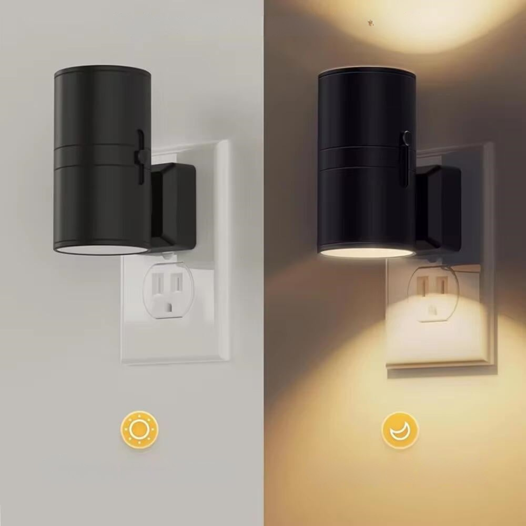 Lampada da parete moderna con sensore di movimento e spina