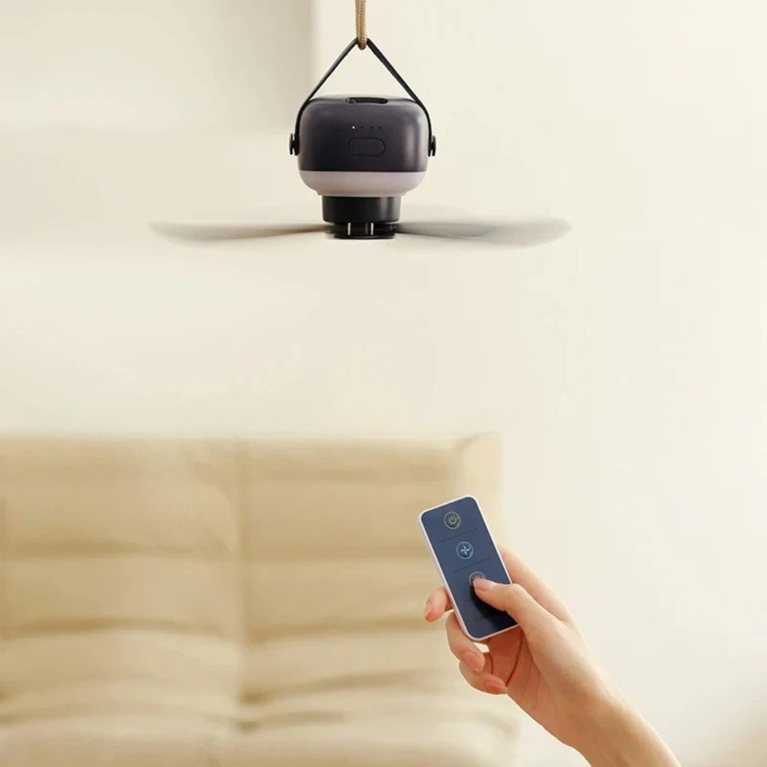 Ventilatore da soffitto con luce e telecomando