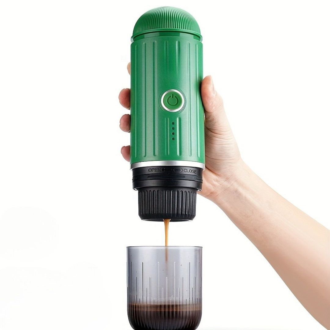 Macchina da caffè espresso da viaggio compatta con ricarica USB