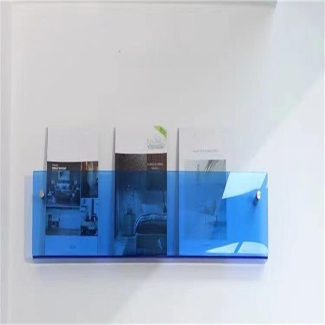 Wall Shelf Clear Acrylic Magazine Holder