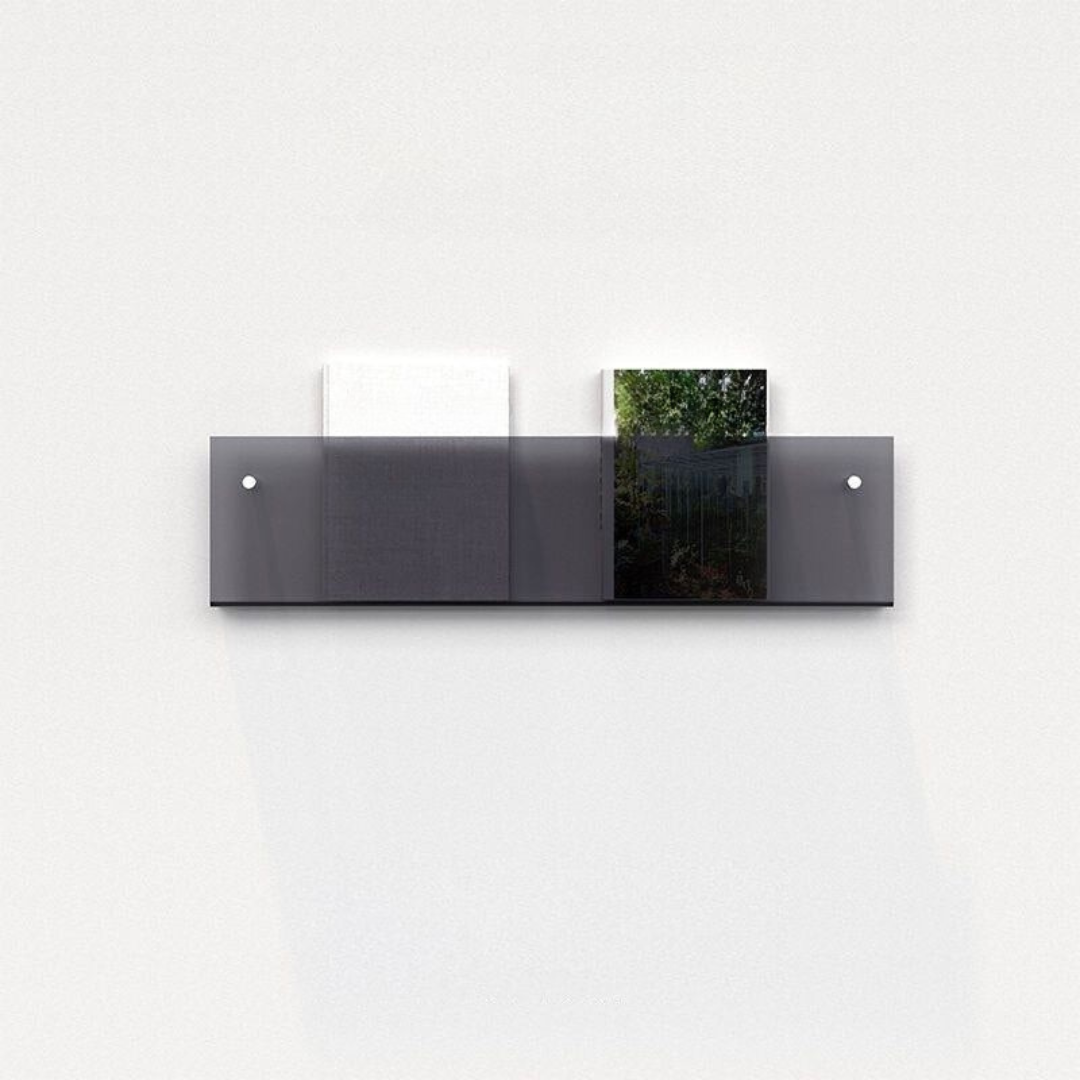 Wall Shelf Clear Acrylic Magazine Holder