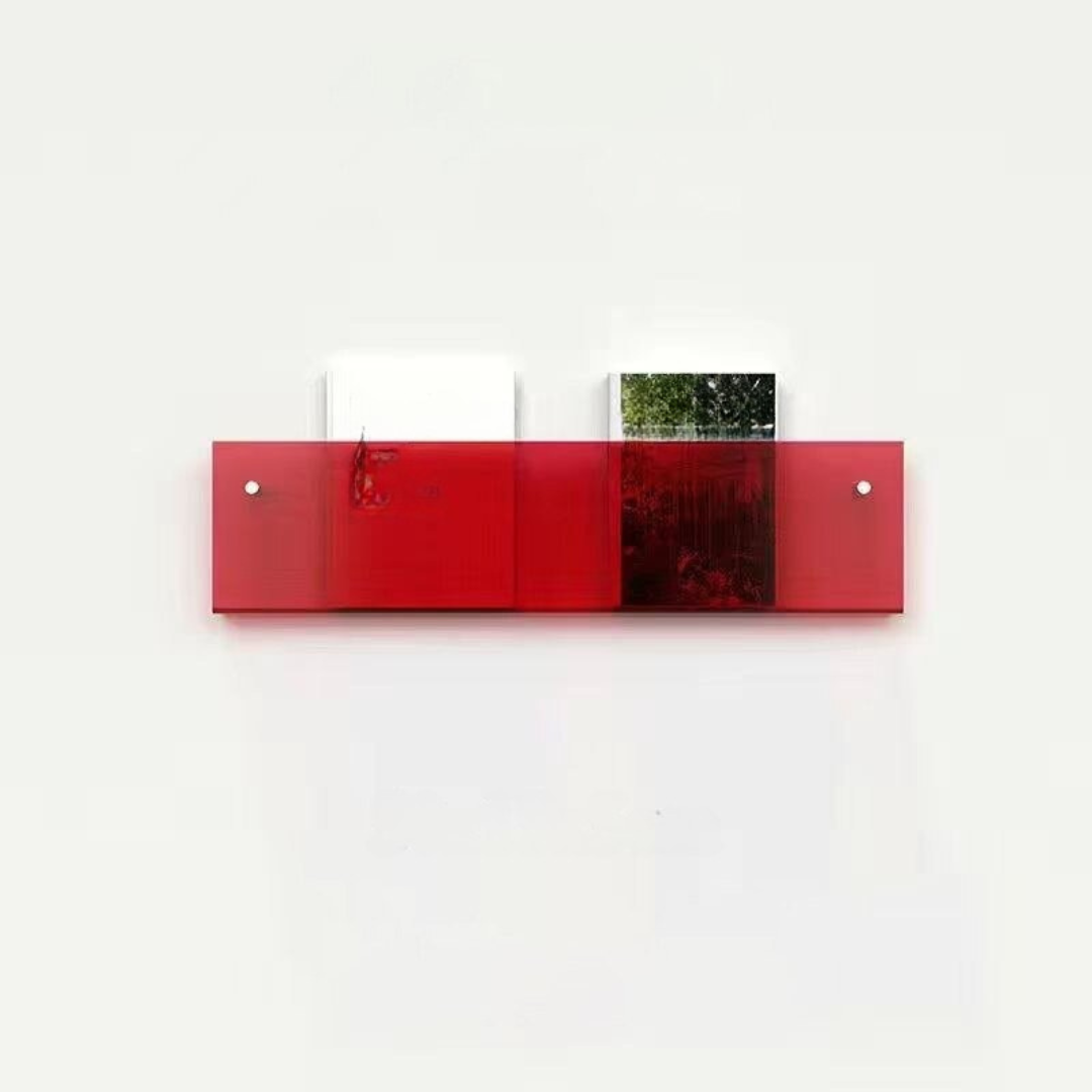 Wall Shelf Clear Acrylic Magazine Holder