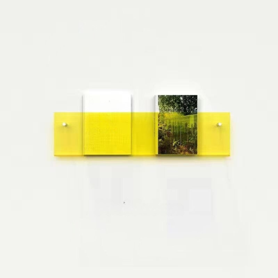 Wall Shelf Clear Acrylic Magazine Holder