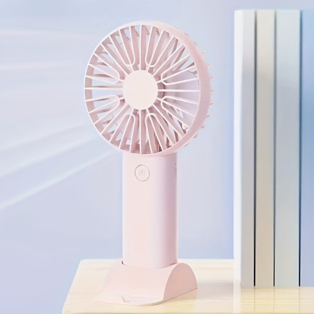 Portable USB Mini Table Fan with Holder
