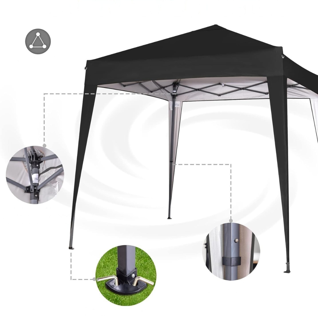 Outdoor Waterproof Gazebo Tent with Side Panels