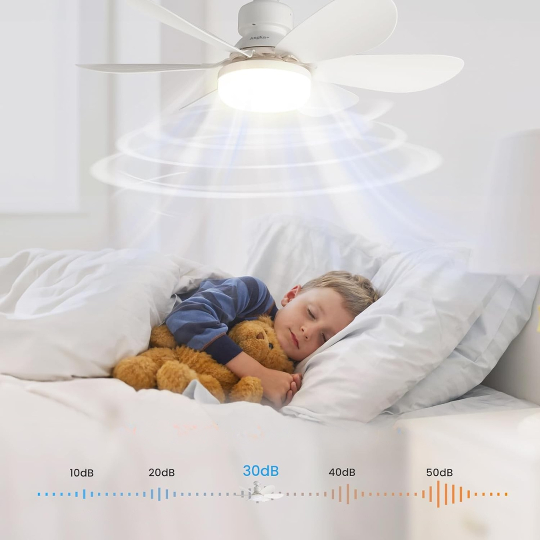 Ventilatore da soffitto con illuminazione LED regolabile