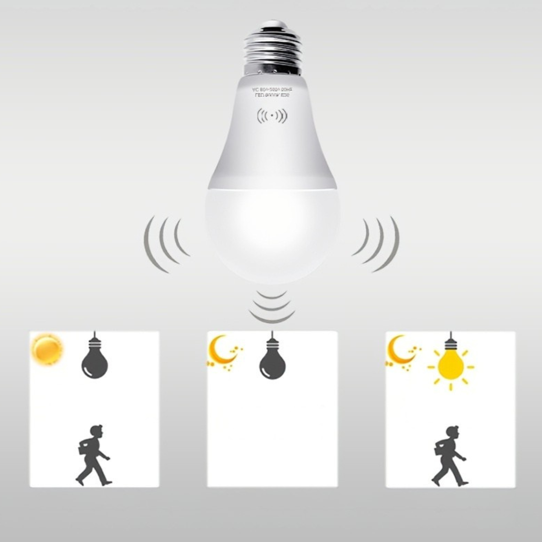 Lampadina di Sicurezza LED con Sensore di Movimento per Interni