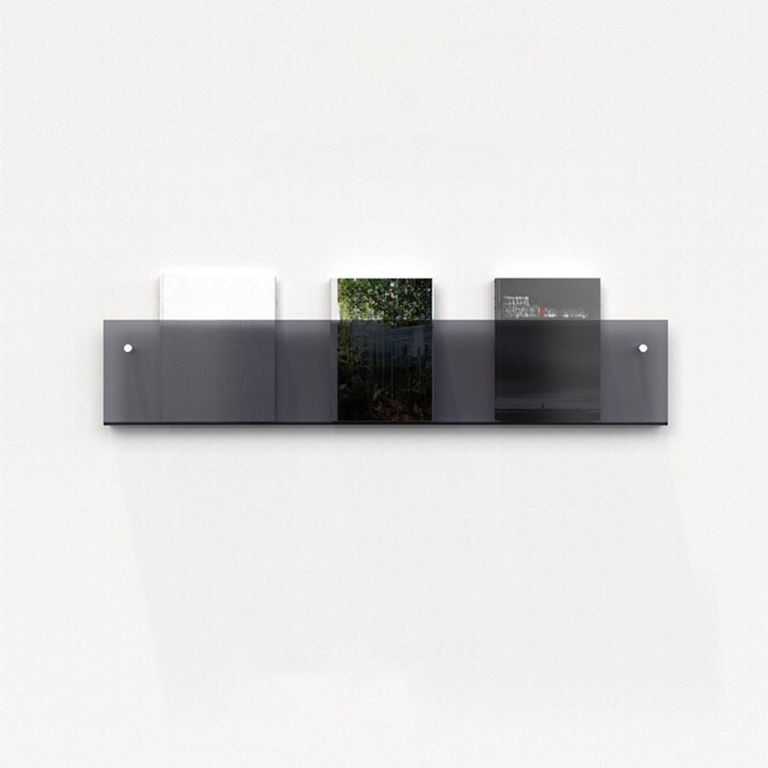 Wall Shelf Clear Acrylic Magazine Holder