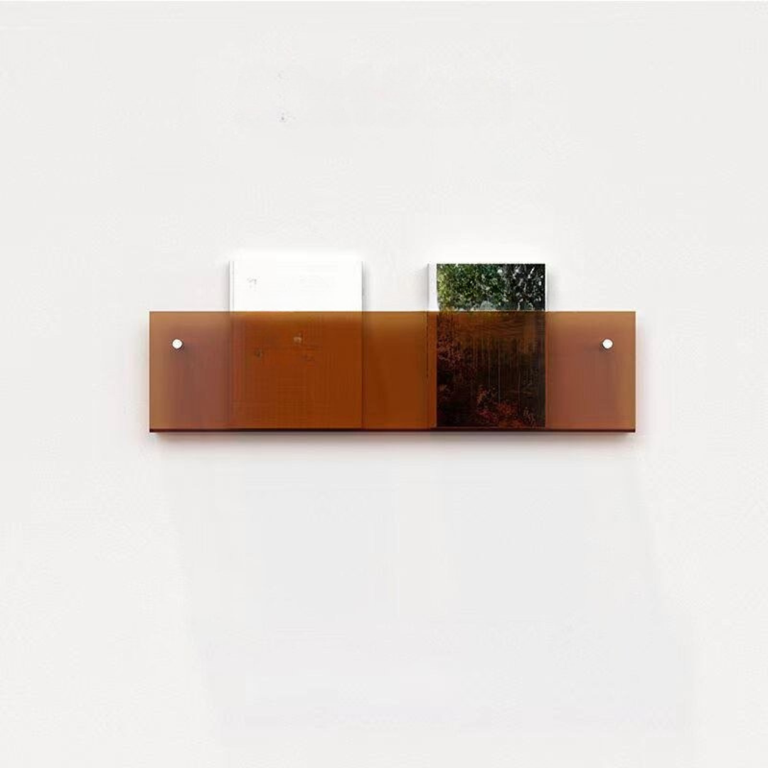 Wall Shelf Clear Acrylic Magazine Holder