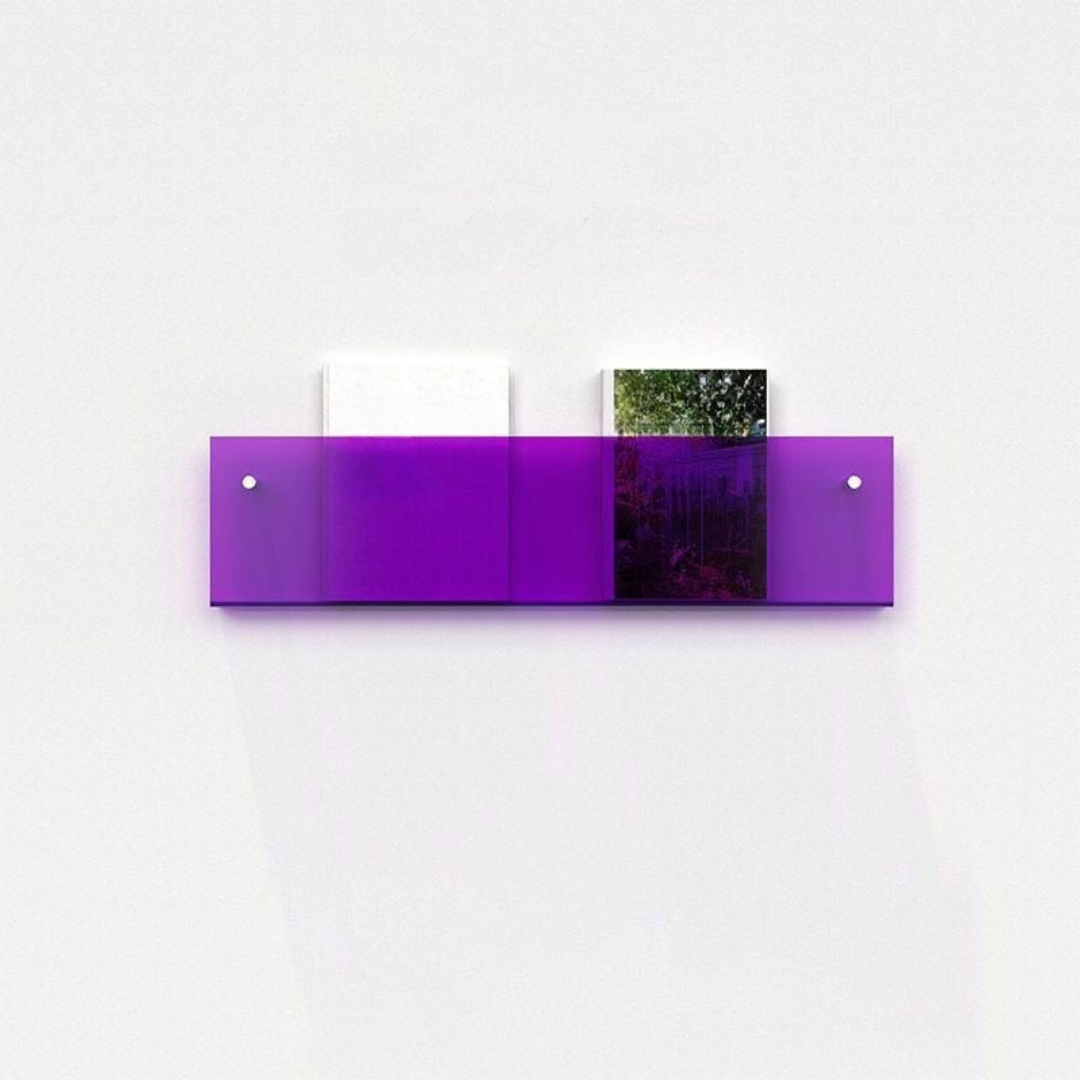 Wall Shelf Clear Acrylic Magazine Holder