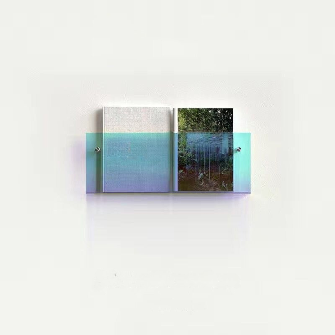 Wall Shelf Clear Acrylic Magazine Holder