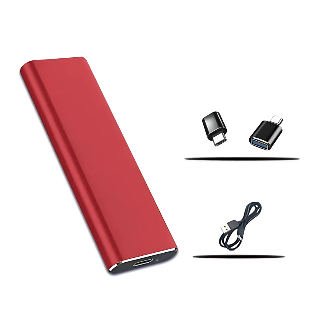 External SSD Portable USB Storage Drive Metal