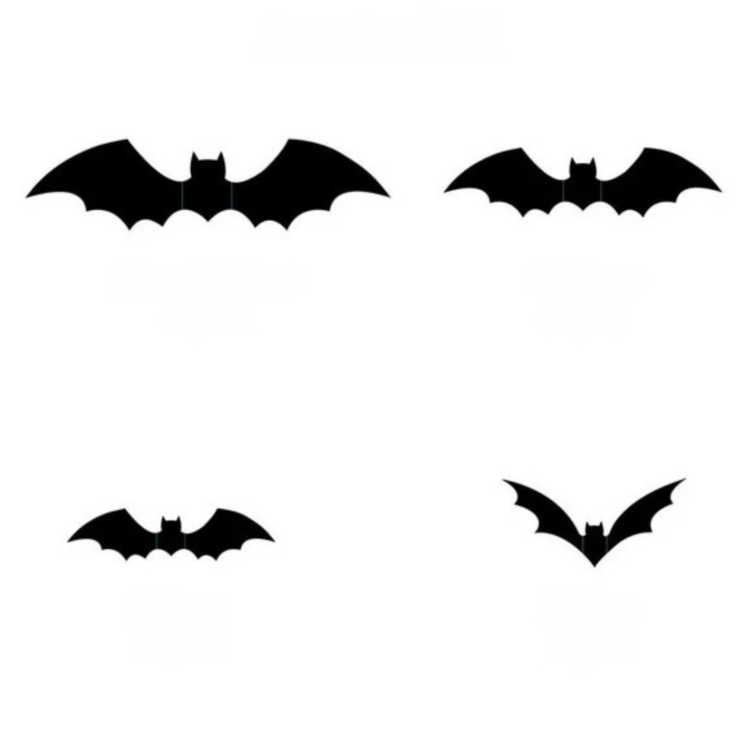 Wall Stickers 3D Halloween Bat Decorations Set