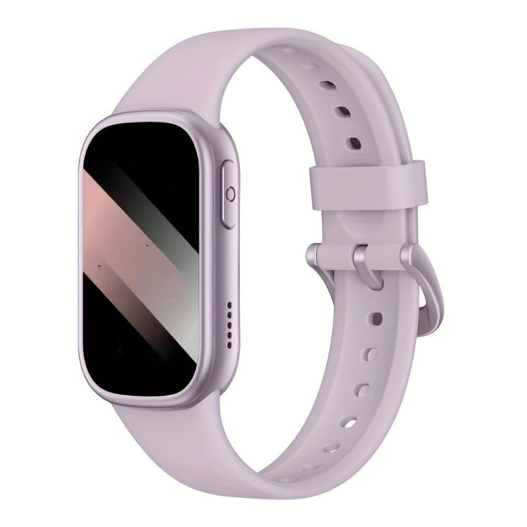 Reloj inteligente impermeable rastreador de fitness de silicona