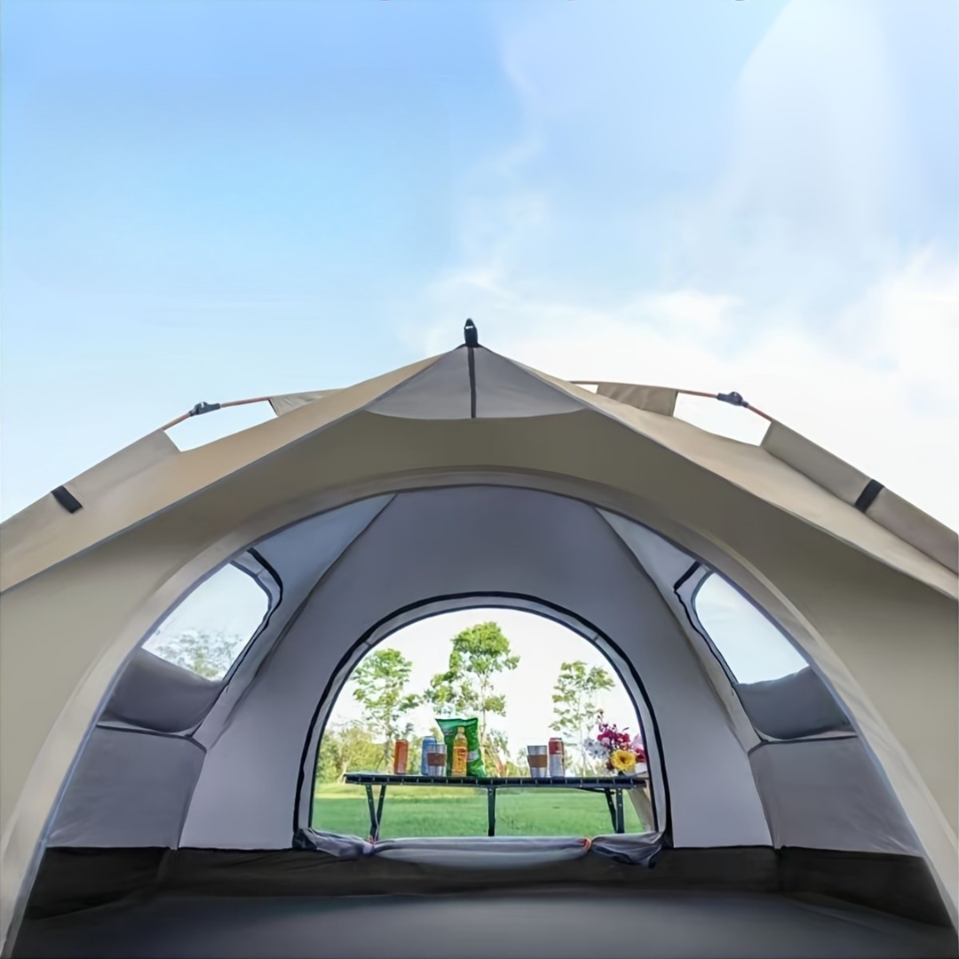 Camping Shelter Tent with Oxford Fabric Frame