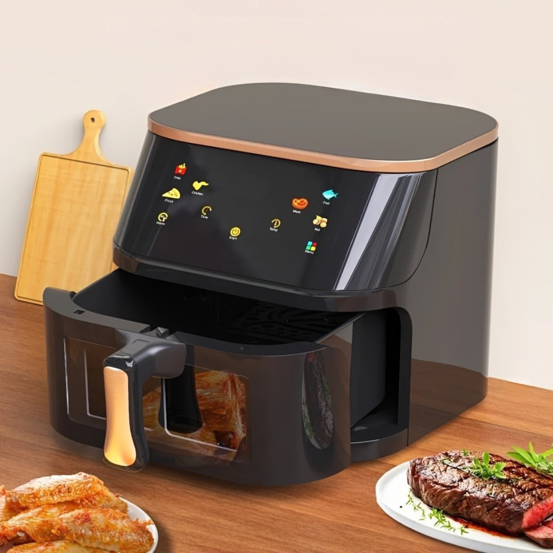 Grande forno ad aria digitale in acciaio inox