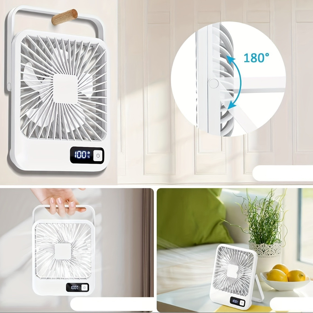 Portable USB Rechargeable Table Cooling Fan