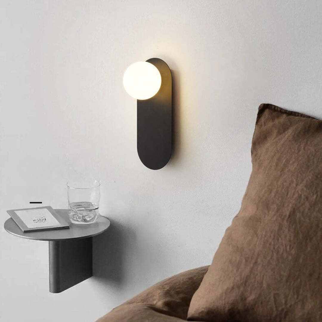 Wandleuchte Modern Glas Kugel Metall Design