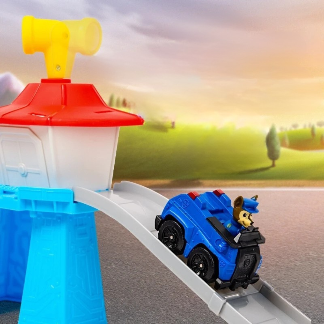 Toy Vehicle Ramp Tower Kids Playset