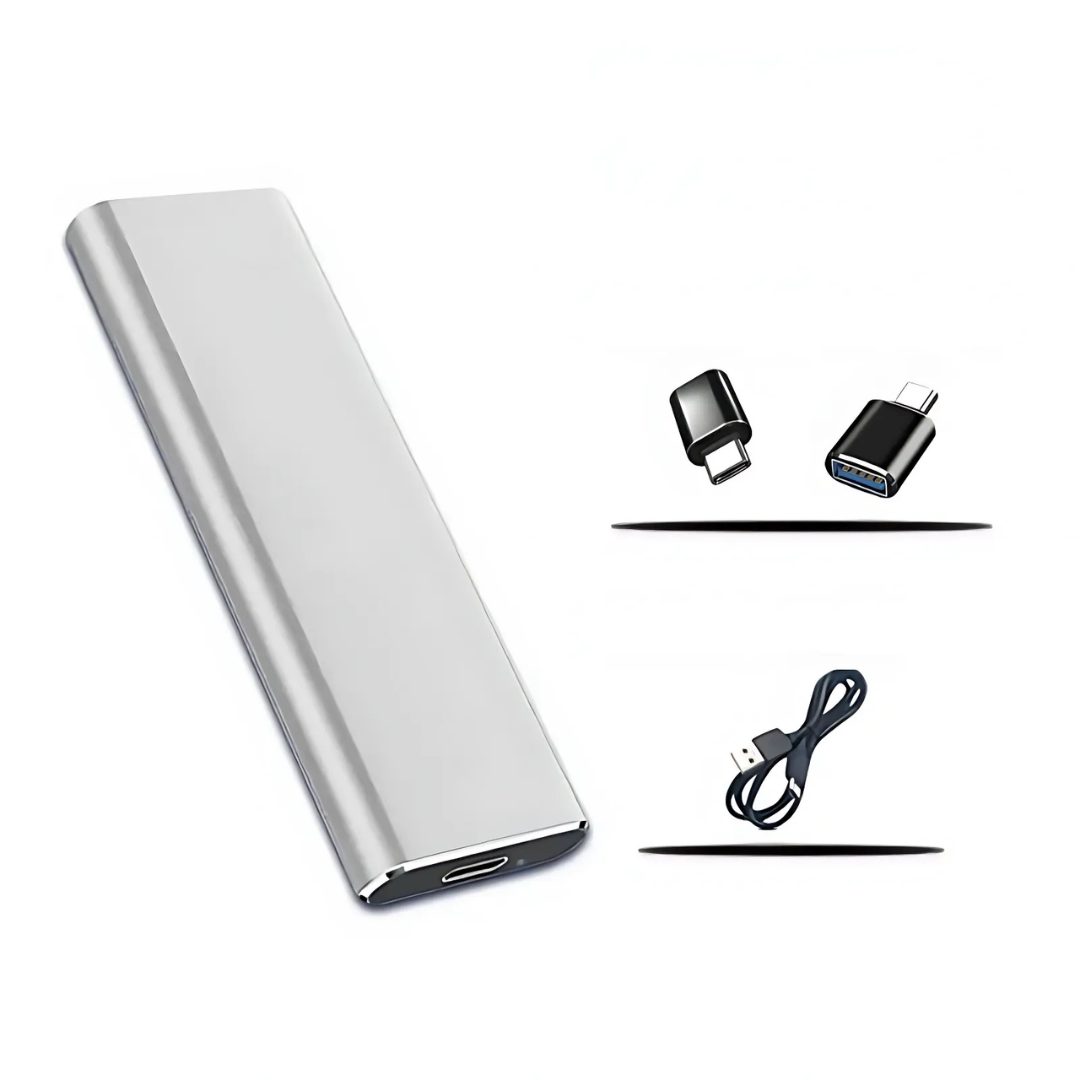 External SSD Portable USB Storage Drive Metal