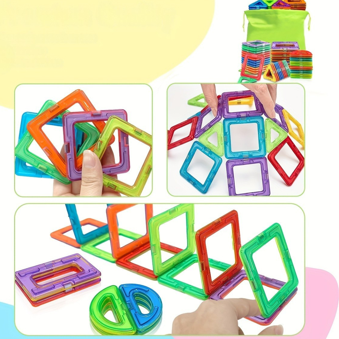 Ensemble de jouets pour enfants en blocs de construction magnétiques